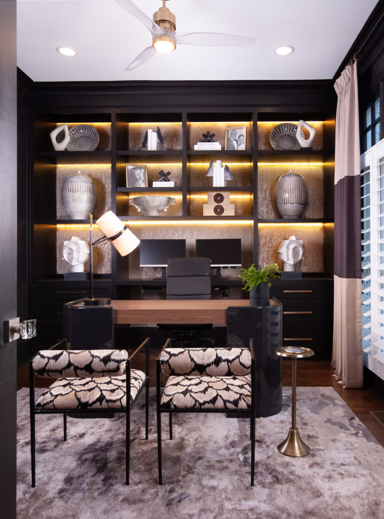 Home Office With A Masculine Feel