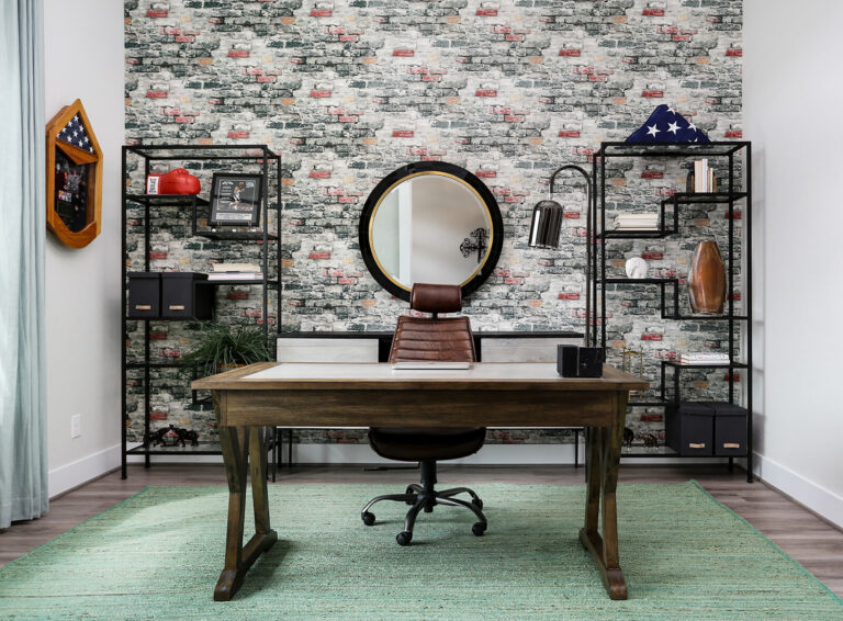 Home Office With Statement Decor