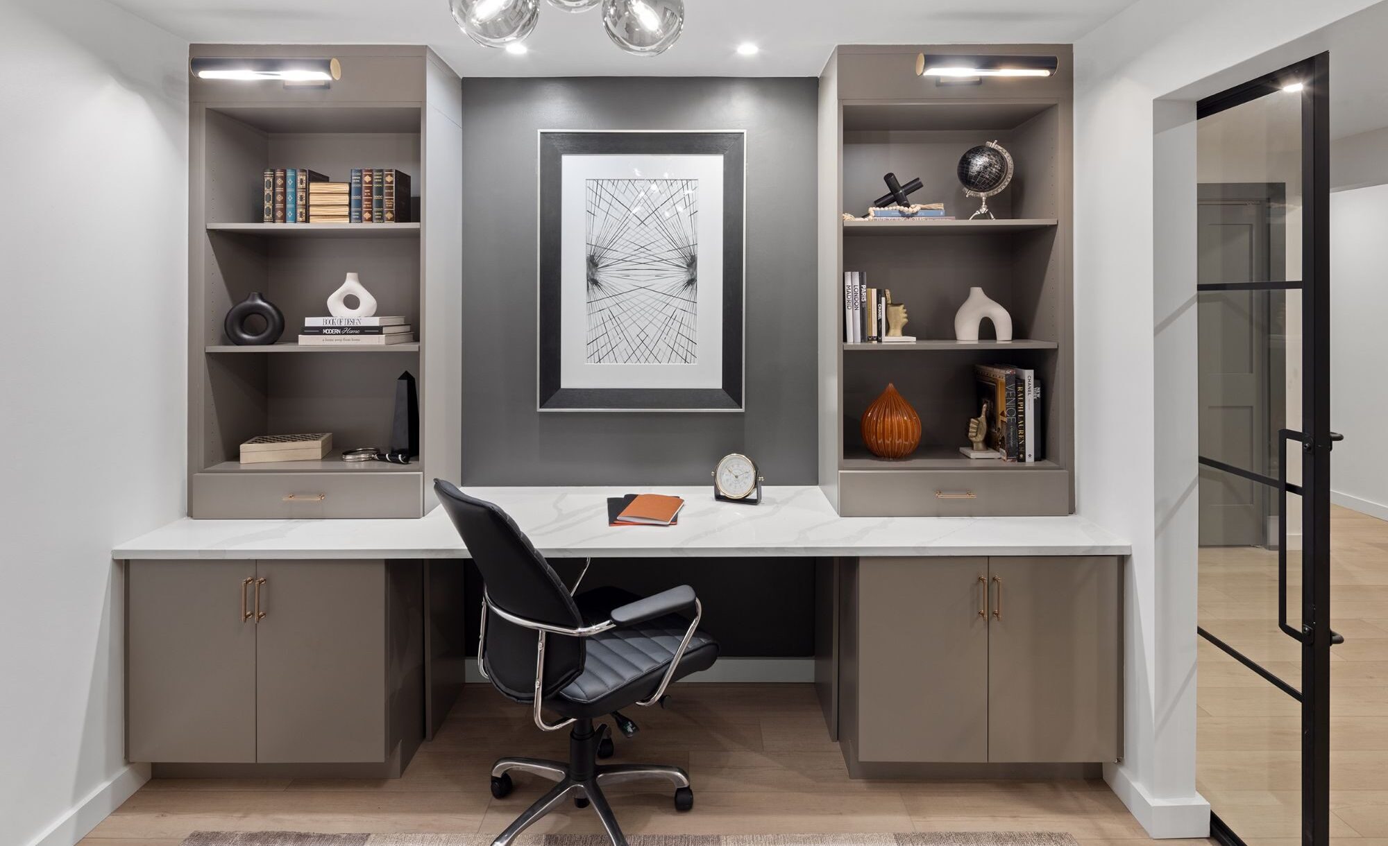 Home Renovation home office contemporary interior designer around Tempe, AZ