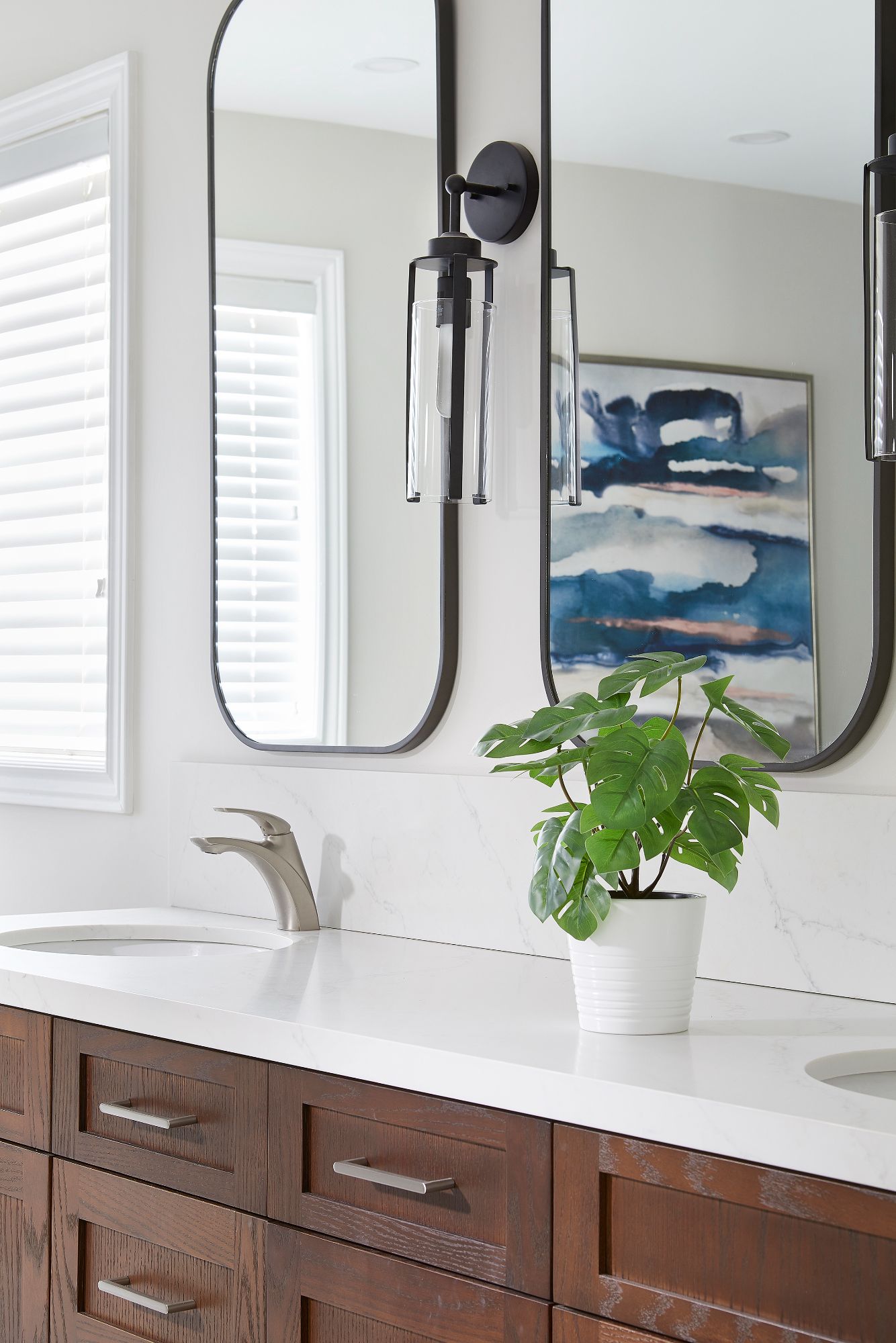 Luxury bathroom and powder room by Three & Me Designs in Rio Verde