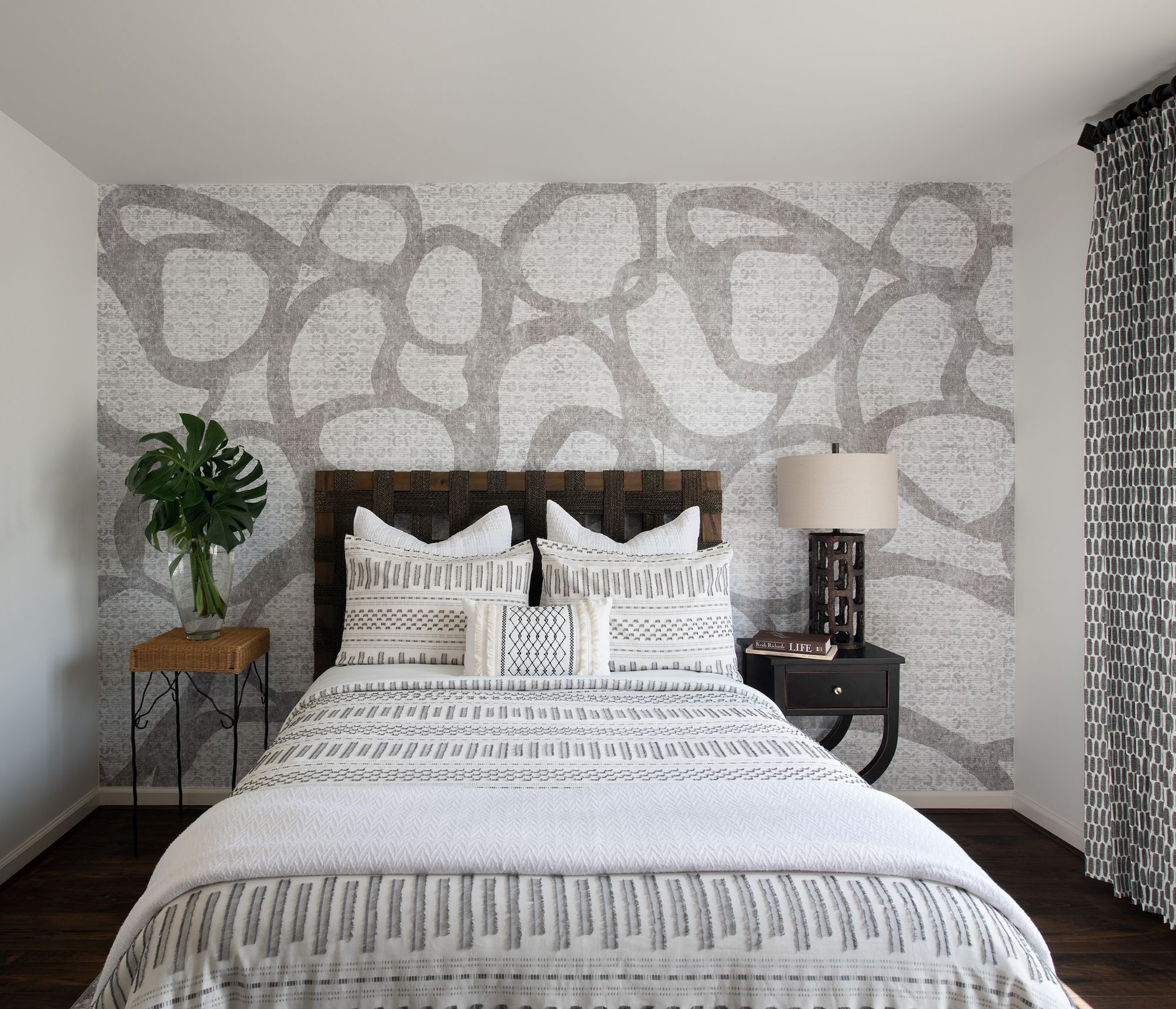 Rio Verde luxury guest bedroom interior design project by Three & Me Designs.