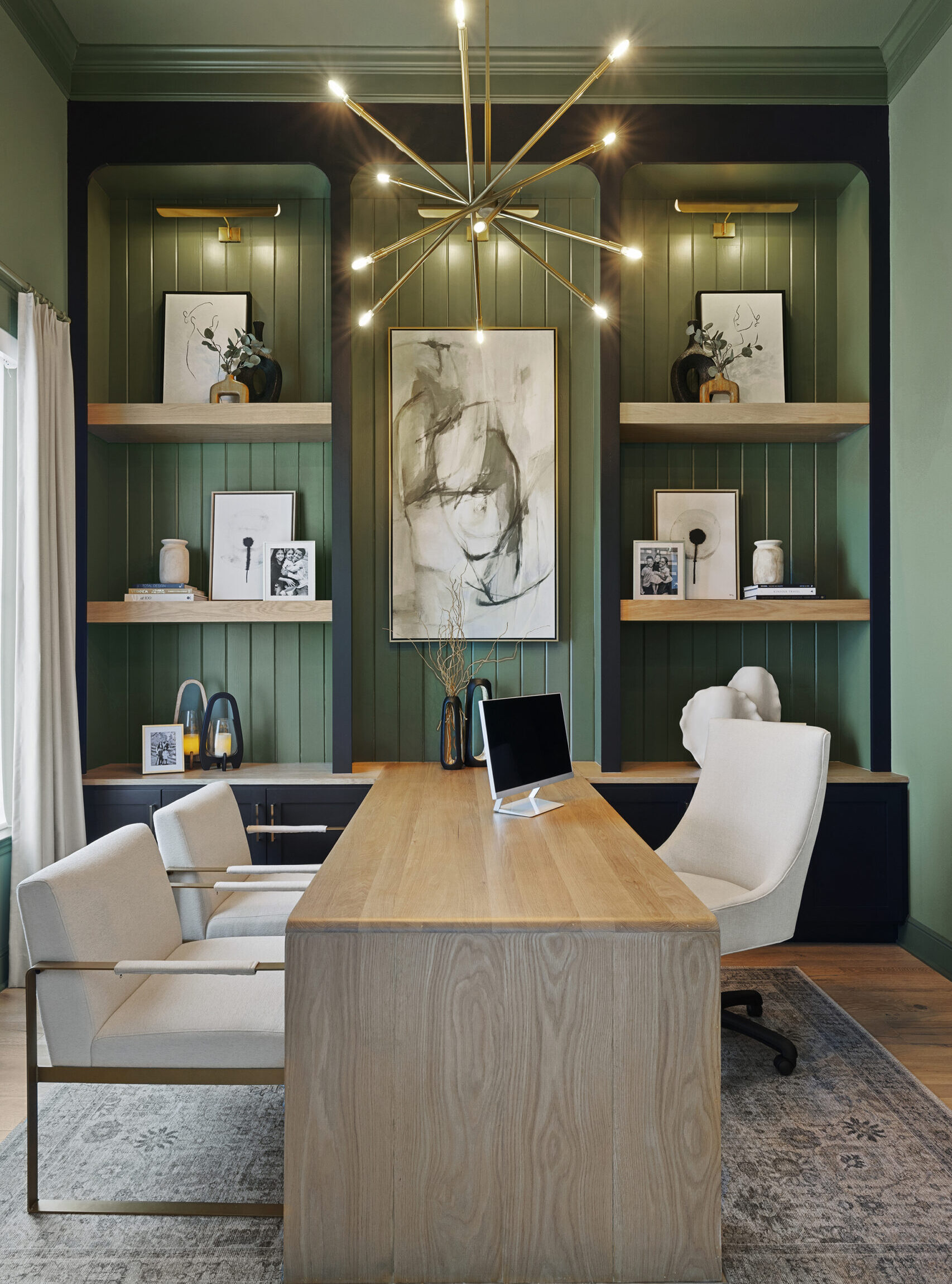 Three & Me home office luxury modern design process in Mesa.