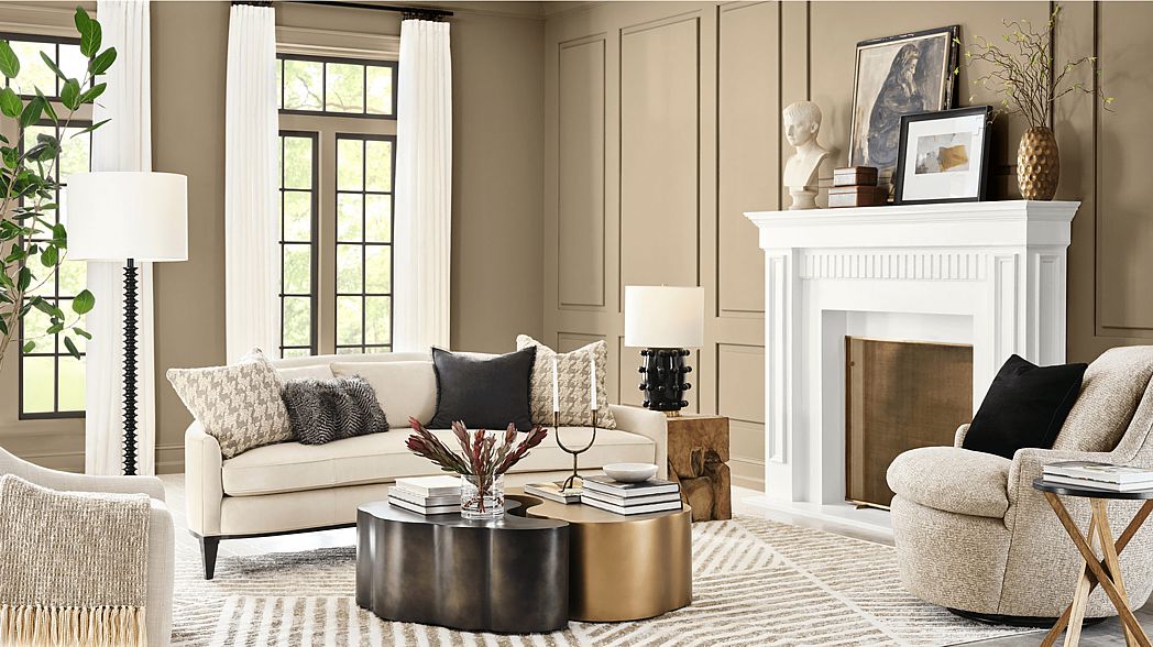 The market is shifting toward bright, welcoming tones like beiges, taupes and tans that feel nostalgic.